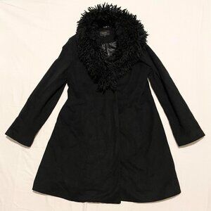 Laundry by Shelli Segal Womens Size 14 Faux Fur Jacket Coat